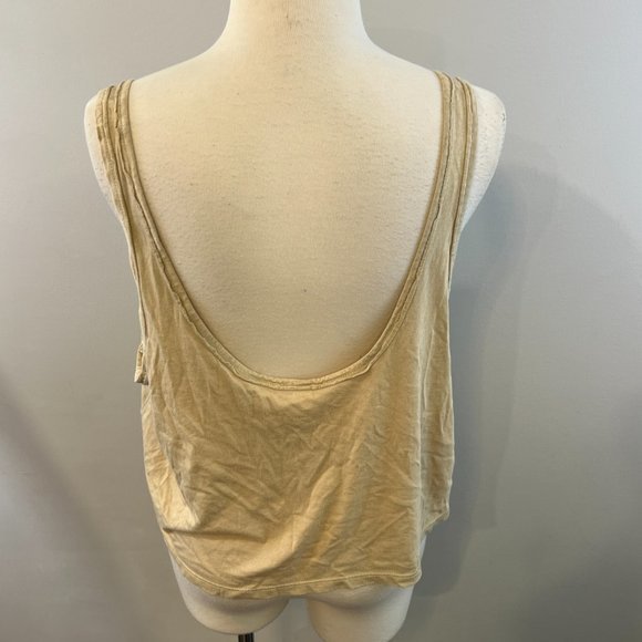 NWOT BP Washed Crop Swing Tank in Taupe (L) - Picture 6 of 10